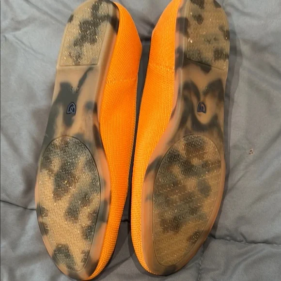 Rothy's Orange Flats Comfortable Slip-On Loafers - Picture 2 of 3